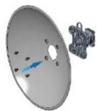 Cambium Networks 300-19R - Force 300-25L (Fixed Pole Mount) - 1