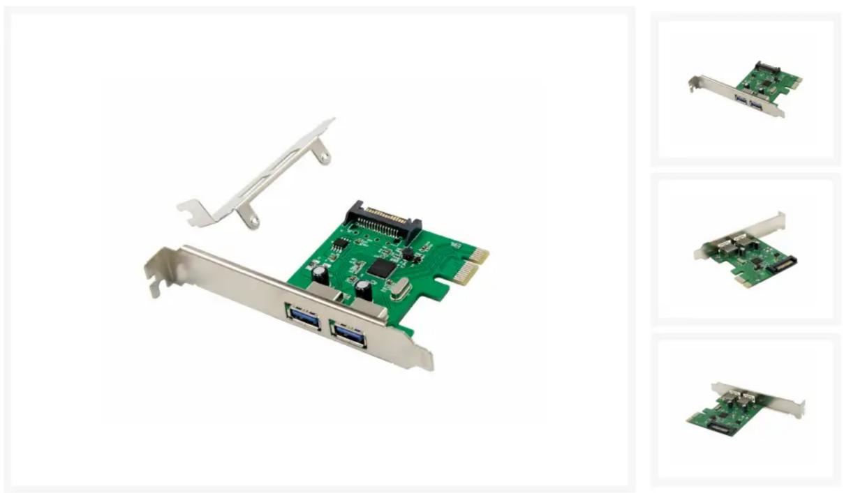 CONCEPTRONIC EMRICK06G - EMRICK06G 2-Port USB 3.0 PCIe Card - 1