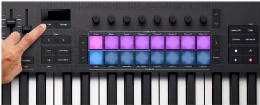 NOVATION Launchkey 49 MK4 - Modes de l'encodeur DAW - 1