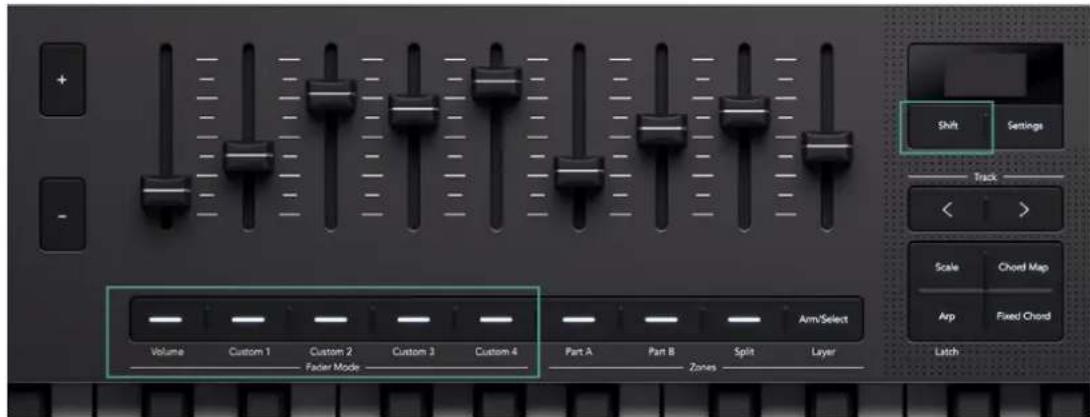 NOVATION Launchkey 49 MK4 - Modes de fader - 1