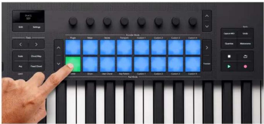 NOVATION Launchkey 49 MK4 - Mode Drum Pad - 2