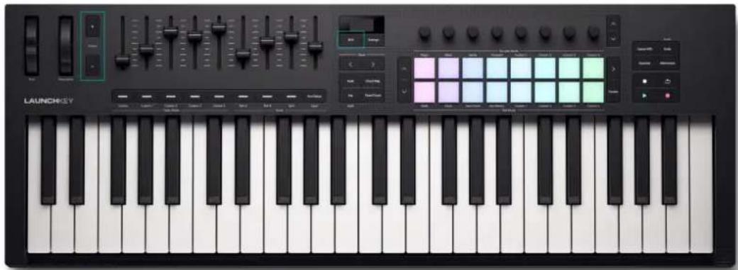 NOVATION Launchkey 49 MK4 - Transposition des clés - 1