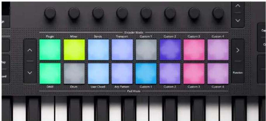 NOVATION Launchkey 49 MK4 - Modes Pad Lancement de clip Ableton Live - 1