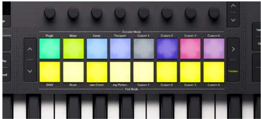 NOVATION Launchkey 49 MK4 - Mode Live Pad d'Ableton : muet - 1