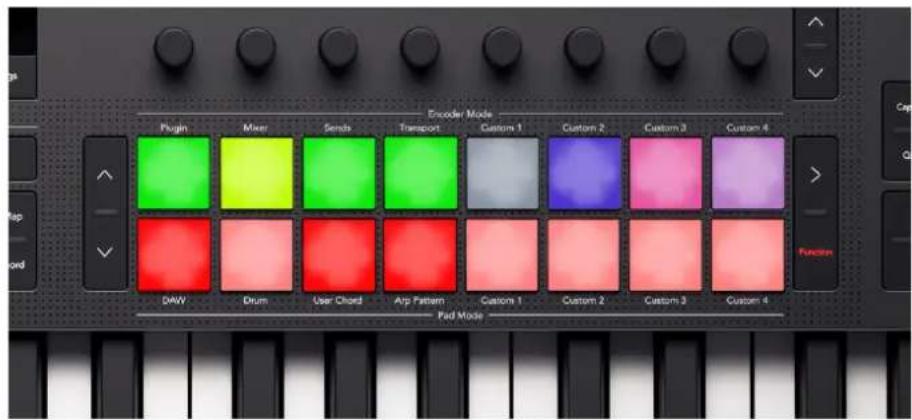 NOVATION Launchkey 25 MK4 - Mode Ableton Live Pad : Arrêt - 1