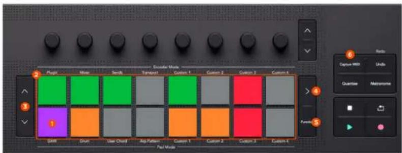 NOVATION Launchkey 25 MK4 - Utilisation du mode pad Clip Launcher de Bitwig Studio - 1