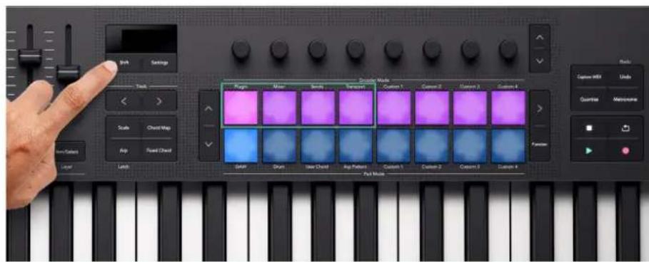 NOVATION Launchkey 25 MK4 - Modes de l'encodeur DAW - 1