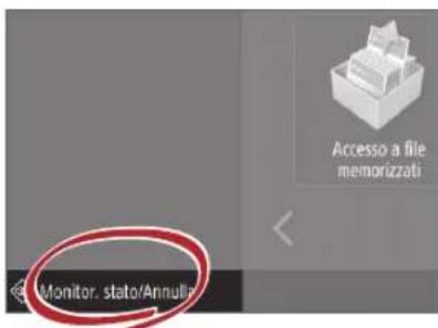 CANON imageRUNNER ADVANCE C7565i - Controllo rapido dello stato della macchina - 1