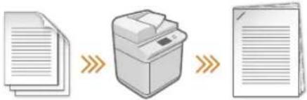 CANON imageRUNNER ADVANCE C7565i - Reorganización de documentos con grapas - 1