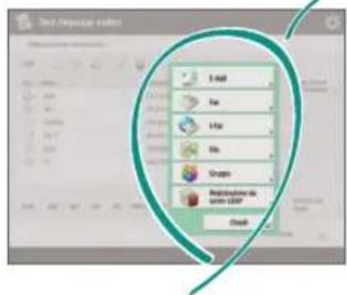 CANON imageRUNNER ADVANCE C7565i - □ Percorso di base per la registrazione di destinazioni - 4