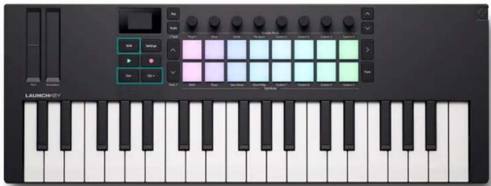 NOVATION Launchkey Mini 37 MK4 - Transposition des clés - 1