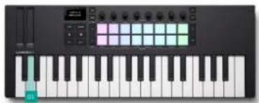 NOVATION Launchkey Mini 37 MK4 - Séquenceur de batterie - 1
