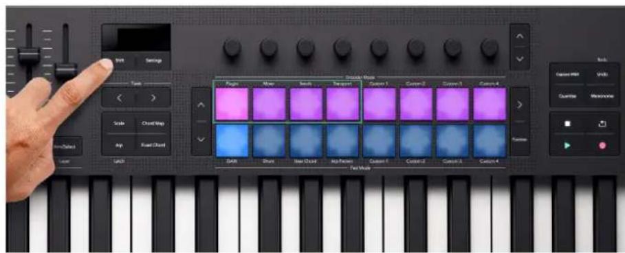 NOVATION Launchkey Mini 37 MK4 - Modes de l'encodeur DAW - 1