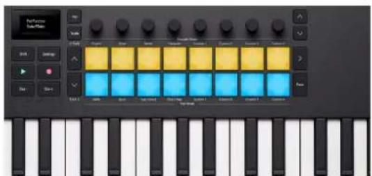 NOVATION Launchkey MMini 25 K4 - Mode pad mélangeur Logic Pro - 2