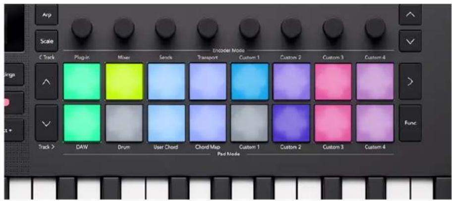 NOVATION Launchkey MMini 25 K4 - Modes Pad Lancement de clip Ableton Live - 1