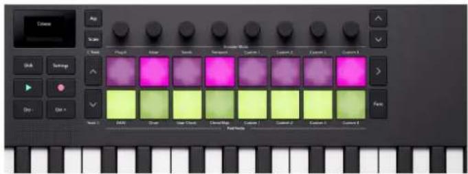 NOVATION Launchkey MMini 25 K4 - Utilisation du mode pad DAW dans Cubase - 6