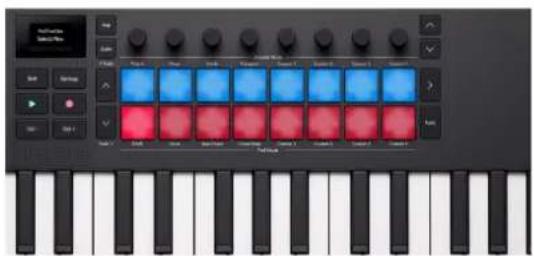 NOVATION Launchkey MMini 25 K4 - Mode pad mélangeur Logic Pro - 1