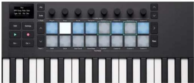 NOVATION Launchkey MMini 25 K4 - En mode Arp Pattern : - 2
