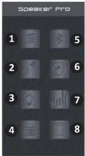 MyDJ Sonic 08 - Toepassing SPEAKER PRO (om gratis te downloaden) : - 4