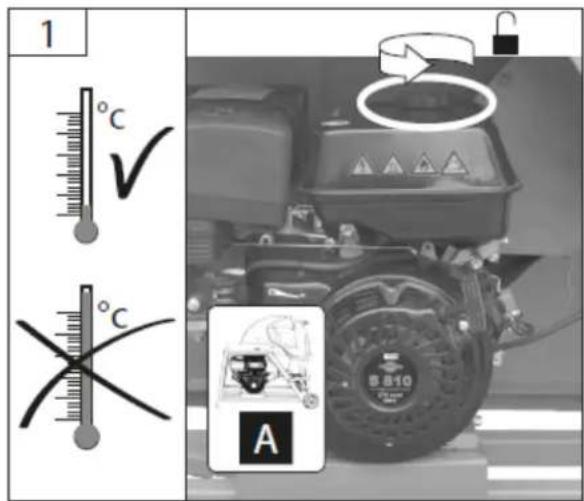 Anova CL700G - Remplissage du réservoir de carburant - 5