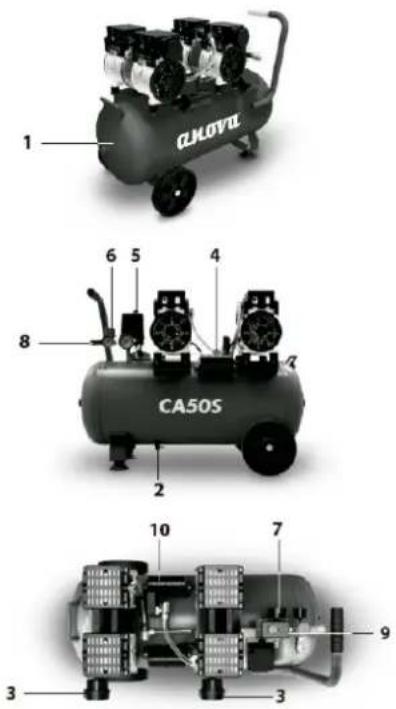 Anova CA50S - Pièces de machines - 1