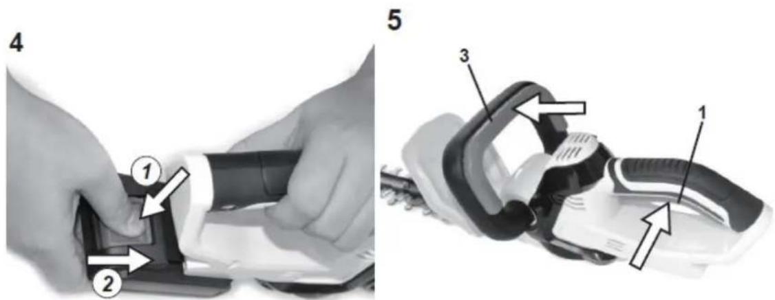 Anova E20CS - Allumer et éteindre le taille-haie - 1