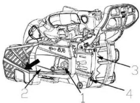 Anova MG2700 - Installation du guide-chaîne et de la chaîne de scie - 2
