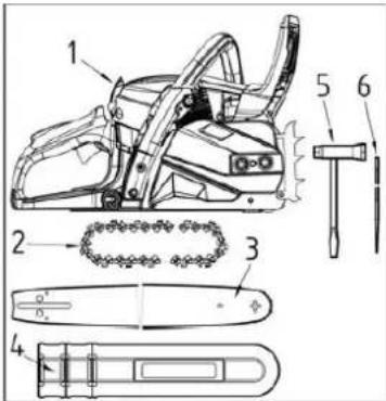 Anova MG262 - INSTALLING THE CHAIN AND CUTTING SWORD - 1