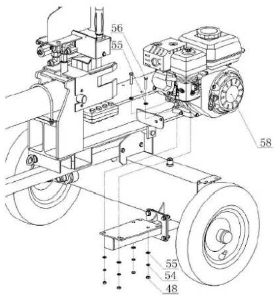Anova RLT22GVH - Étape 7 : Fixation du moteur - 1
