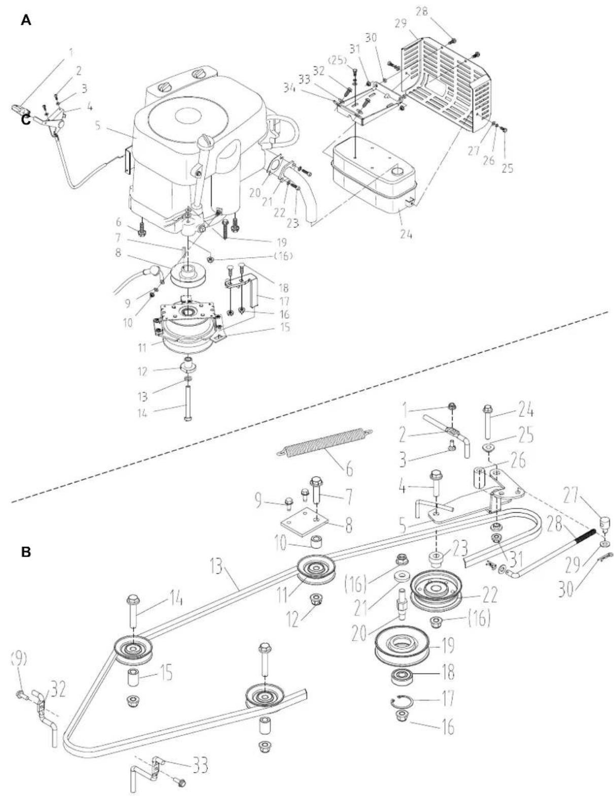 Anova TC86M - VUE ÉCLATÉ - 1