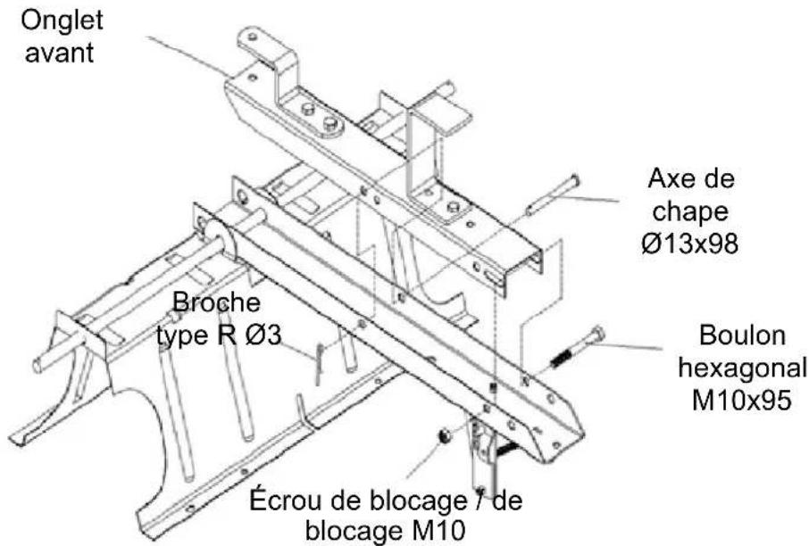 Anova ATRM225 - Étape 4: Assemblez la languette et le support de roue - 1