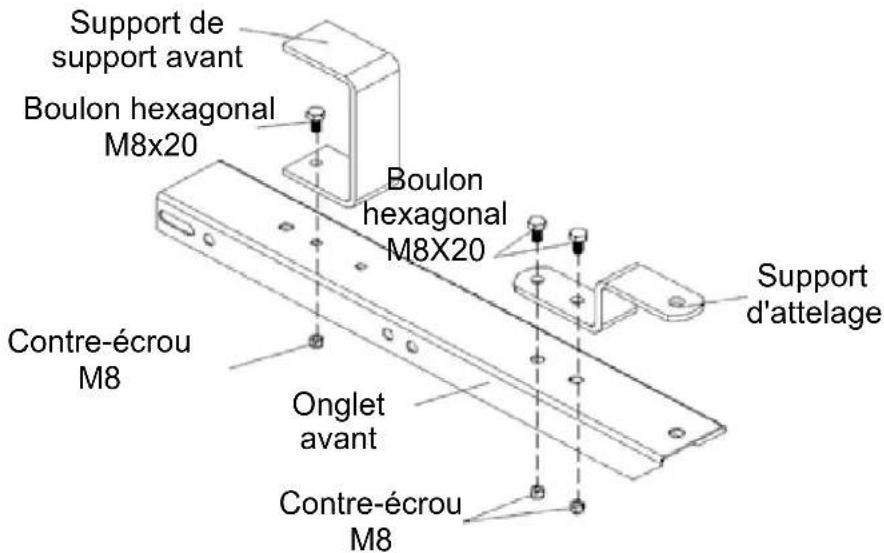 Anova ATRM225 - Étape 3: Fixez les supports d'attelage et le support de support avant - 1