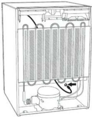 LIEBHERR LFBFS05W1HC - Gaine pour sonde de température externe - 3