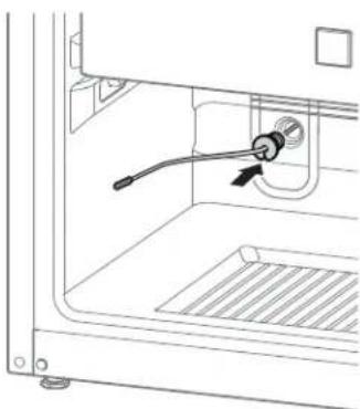 LIEBHERR LFBFS05W1HC - Gaine pour sonde de température externe - 5