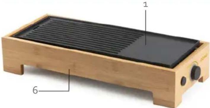 DOMO DO9270G - ONDERDELEN - 1