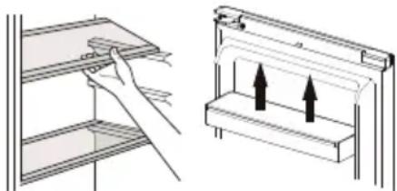 DOMO DO91127 - MOVING THE SHELVES AND DOOR RACK - 1