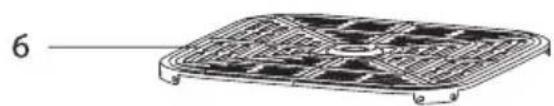 Salton AF2154 - DESCRIPTION DES PIECES - 1