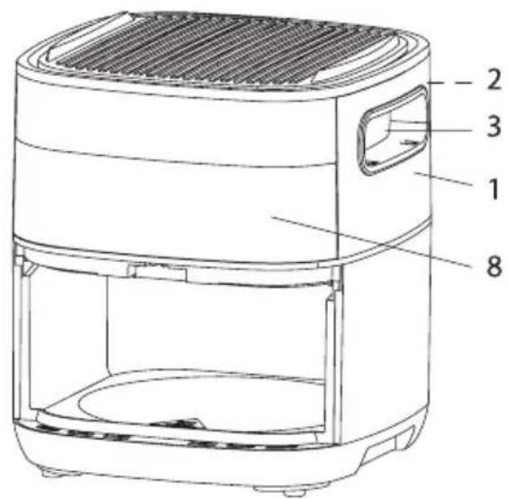 Salton AF2154 - DESCRIPTION DES PIECES - 3