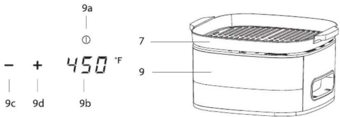 Salton AF2154 - DESCRIPTION DES PIECES - 5