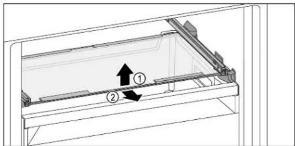LIEBHERR CB7790IM - Retirer / insérer la tablette en verre - 2