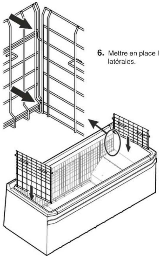 LIEBHERR BAY 210me - Mise en place des grilles et des plaques de fond - 10