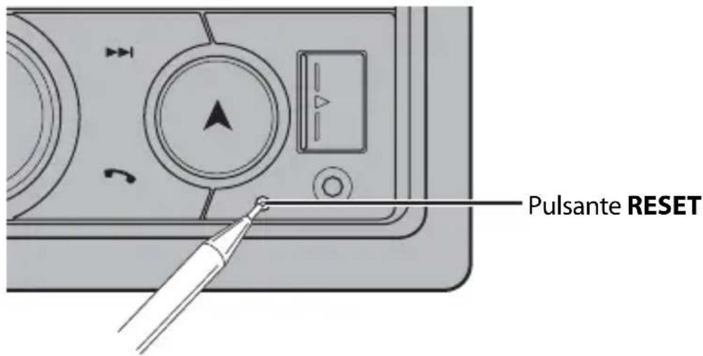 PIONEER FH-S720BT - Reimpostazione del microprocessore - 1