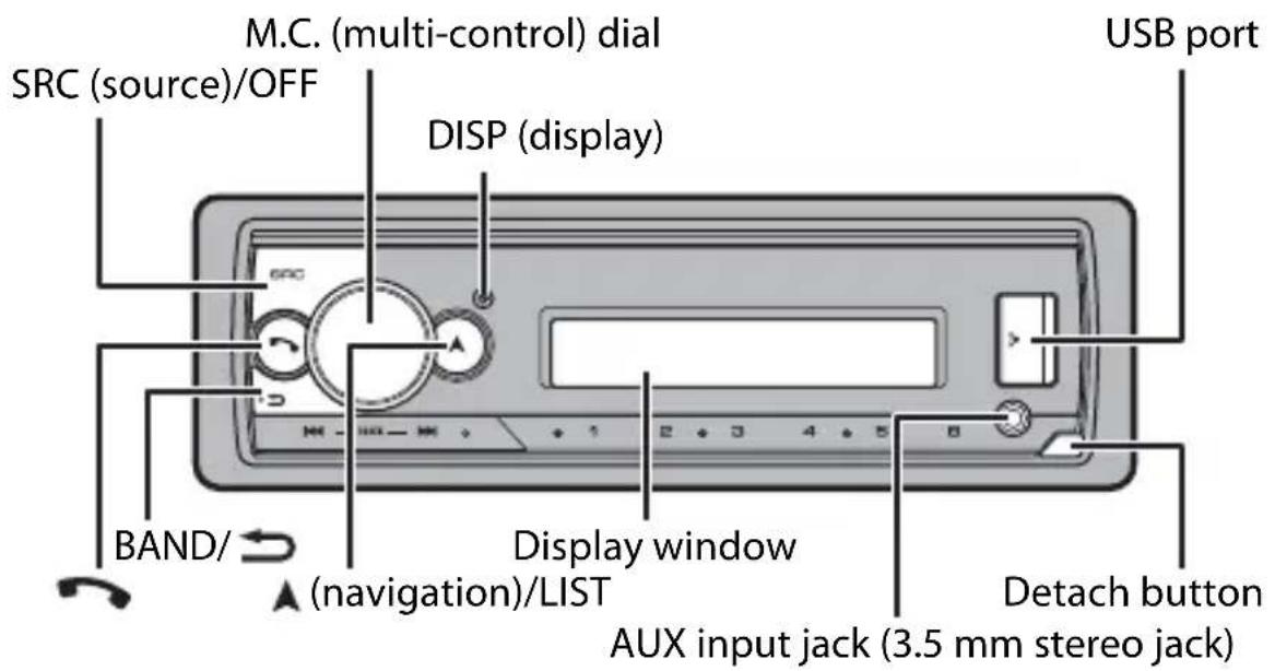 PIONEER MVH-S520BT - Basic operation - 1