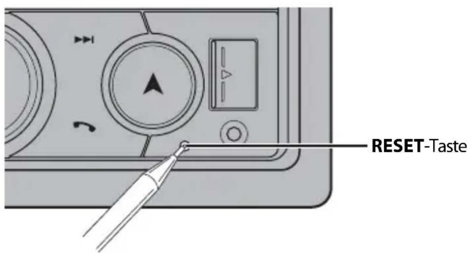 PIONEER MVH-S620BT - Zurücksetzen des Mikroprozessors - 1