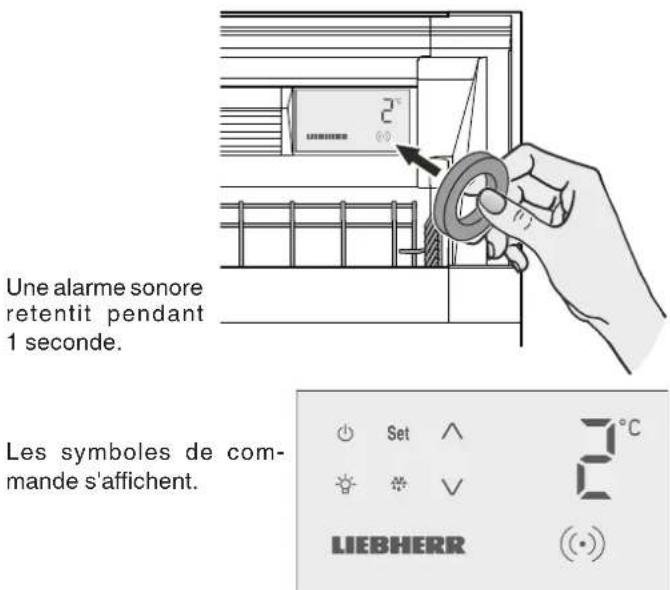 LIEBHERR COVE 250m - Activation du mode de réglage - 1