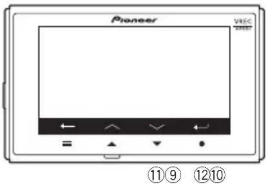 PIONEER VREC-H310SH - Boutons de fonction - 3