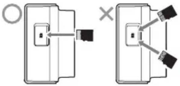 PIONEER VREC-H310SH - Insertion de la carte microSD - 1