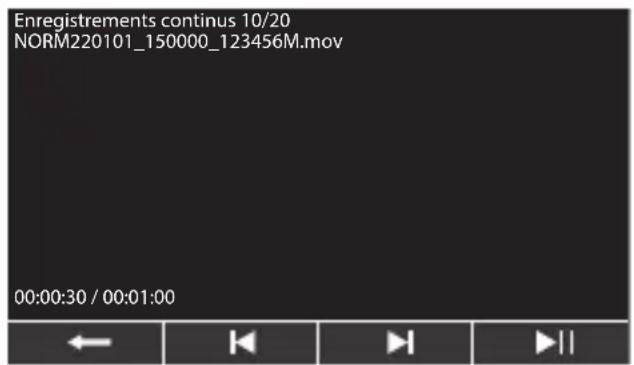 PIONEER VREC-H310SH - Appuyez sur les boutons de fonction ▲/▼, sélectionnez le fichier, puis appuyez sur ●. - 2