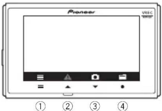 PIONEER VREC-H310SH - Boutons de fonction - 1