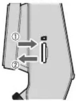 PIONEER VREC-Z710SH - Éjection de la carte microSD - 1